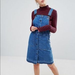 ASOS Pepe Jeans Cathy Denim Overall Dress